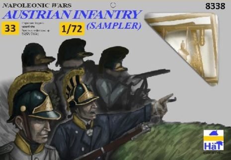 Hat 8338 Napoleonic Austrian Infantry Sampler 1/72