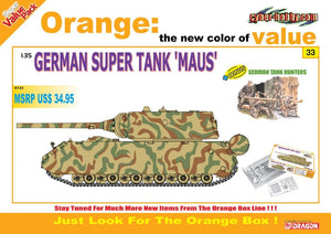 Cyber Hobby 9133 German Super Tank &amp;quot;Maus&amp;quot; / German Tank Hunters Figure Set 1/35