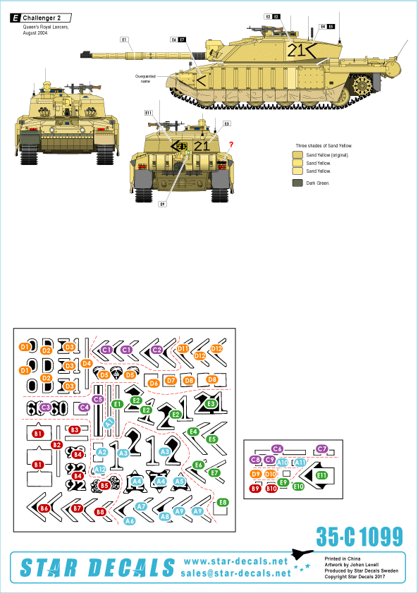 Star Decals 35-C1099 Op. Telic 4 1/35 – zdjęcie 2