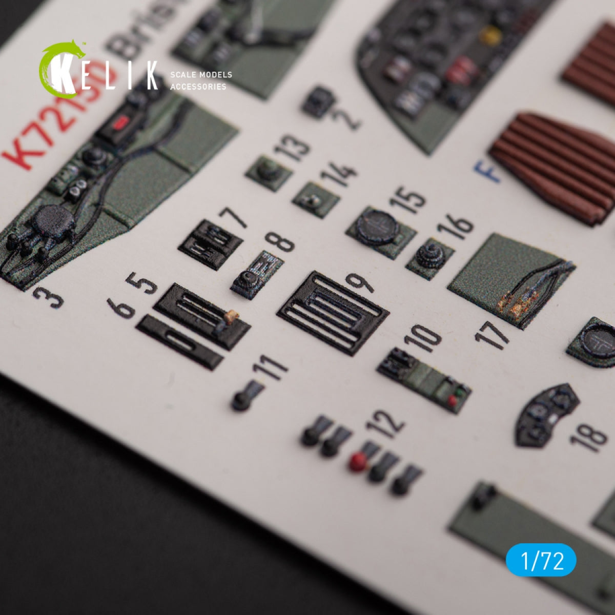 KELIK K72150 Bristol Beauhfighter TF.X - interior 3D decals for Airfix kit 1/72 – immagine 5