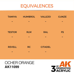 AK Interactive AK11099 OCHER ORANGE – STANDARD 17ml – imagen 2