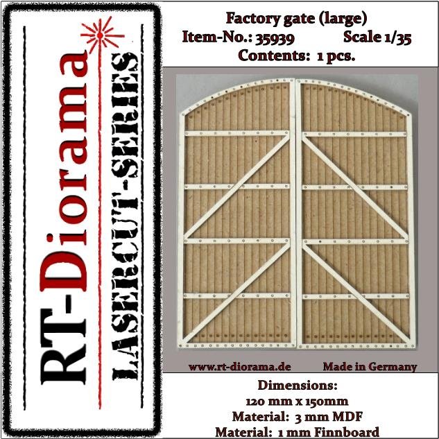 RT-Diorama 35939 Factory gate (large) 1/35
