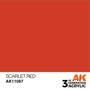 AK Interactive AK11087 ROUGE ÉCARLATE – STANDARD 17 ml