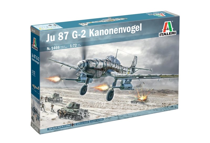 Italeri 1466 Ju 87 G-2 Kanonenvogel 1/72 – Bild 2