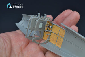 Intérieur imprimé en 3D et coloré sur papier décalcomanie Quinta Studio QD32076 Albatros DI (pour maquette Roden) 1/32 – image 6