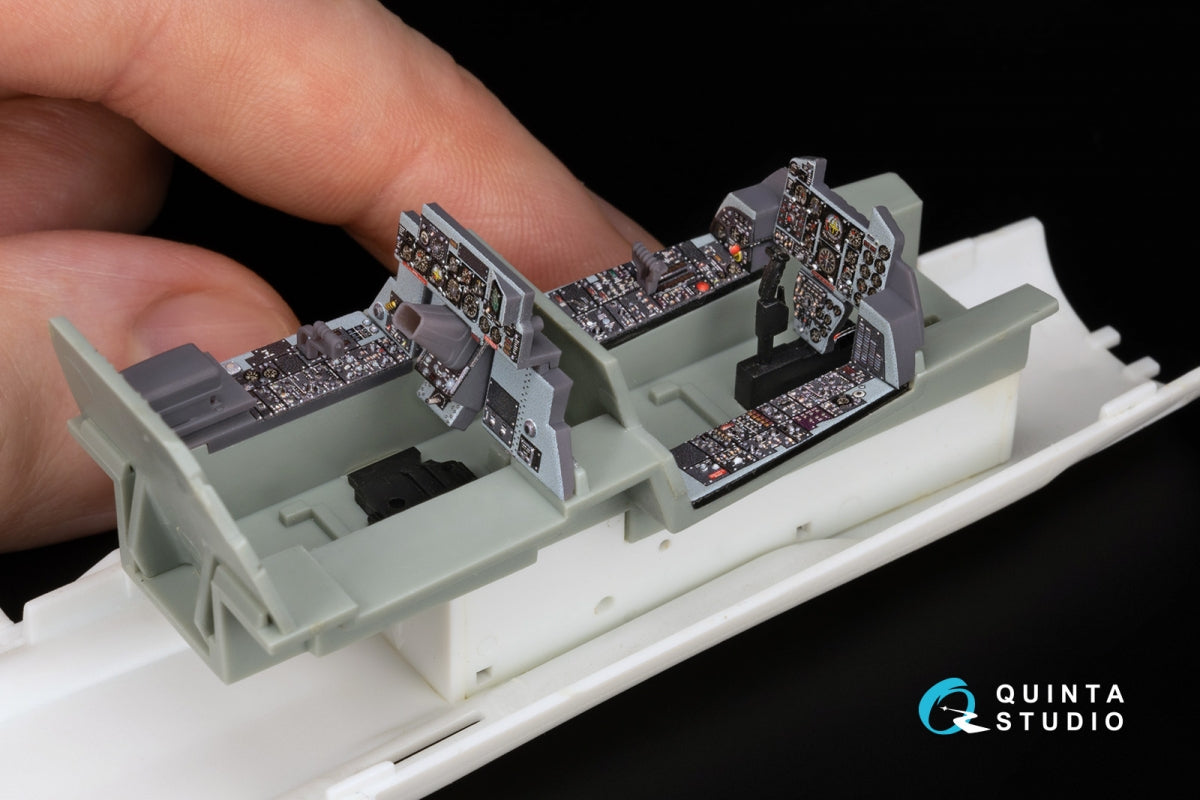 Quinta Studio QD+48488 F-4D early Phantom II 3D-Printed &amp;amp; coloured Interior on decal paper (Academy) (with 3D-printed resin parts) 1/48 – imagen 14