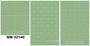 Montex MM32140 RAF SEAC ROUNDELS 54,32,16 Inches