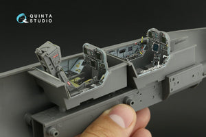 Quinta Studio QD32147 F/A-18B 3D-Printed &amp;amp; coloured Interior on decal paper (Academy) 1/32 – Bild 9