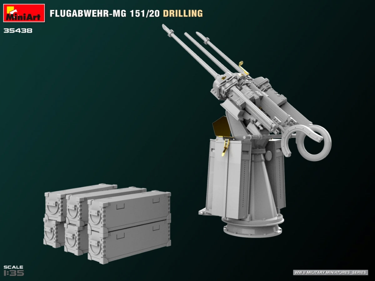 MiniArt 35438 FLUGABWEHR-MG 151/20 DRILLING 1/35 – immagine 7