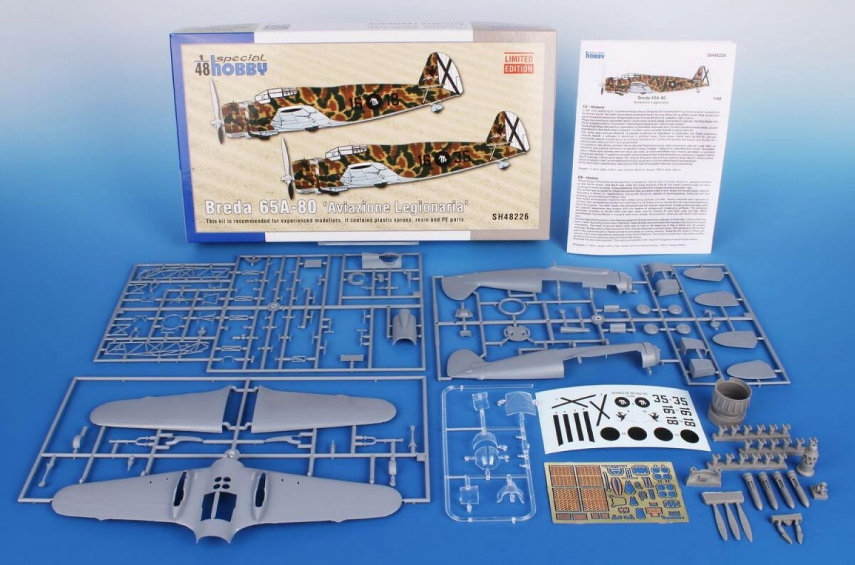 Special Hobby 48226 Breda 65A-80 Aviazione Legionaria 1/48 – zdjęcie 3