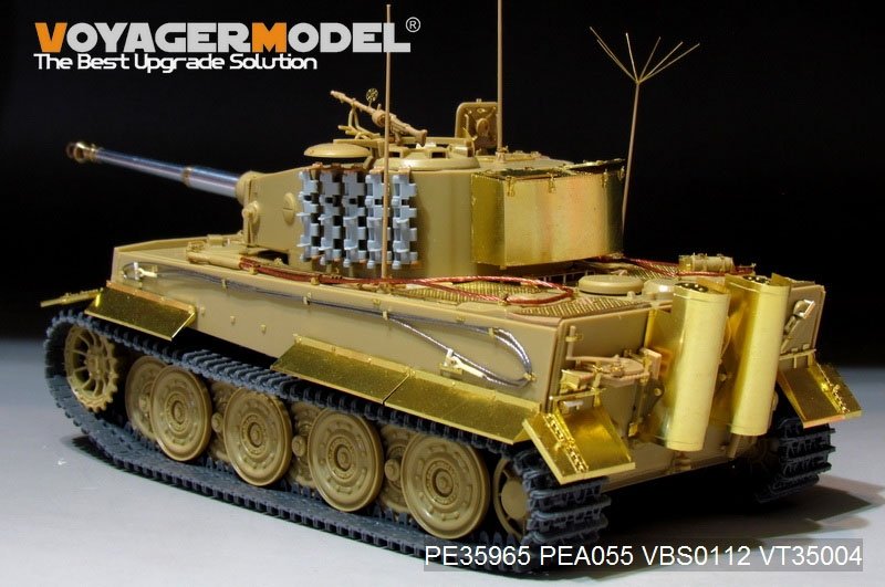 Maquette Voyager PE35965 Char Tiger I allemand de la Seconde Guerre mondiale, production tardive, pour RFM 5015, échelle 1/35  – image 11