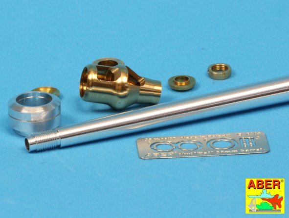 Canon Aber 35L-125 pour canon allemand de 8,8 cm Kw.K 43 (L/71) utilisé sur VK4502 (P) et Tiger B Porsche-Turm (1/35) – image 4