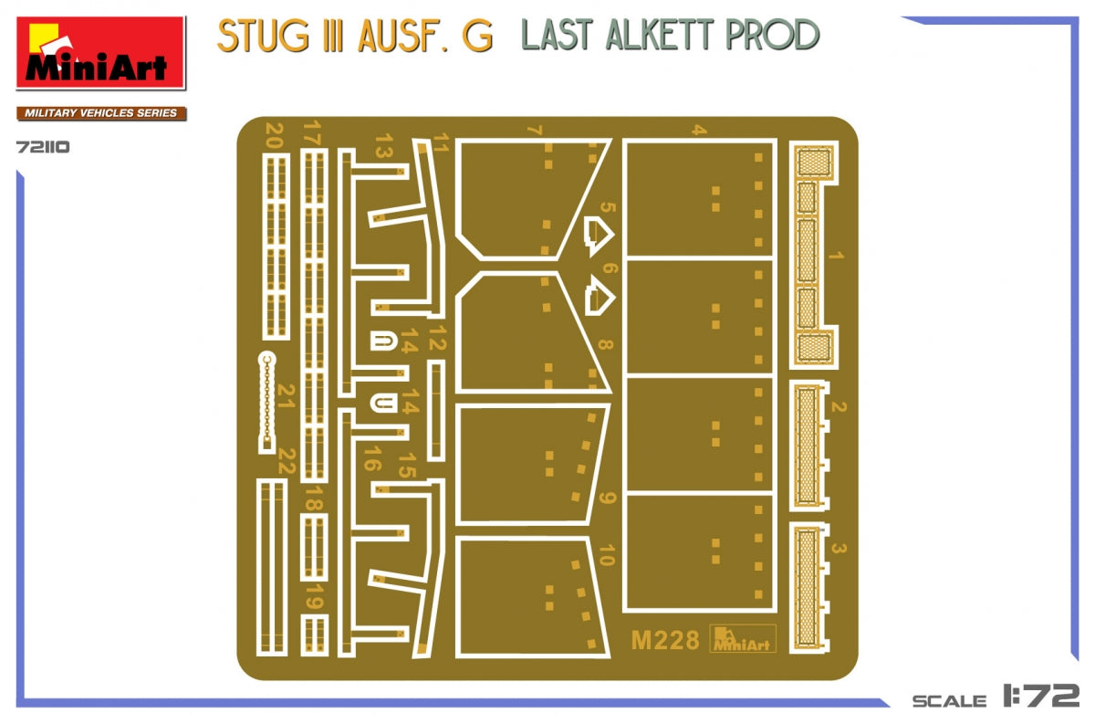 MiniArt 72110 StuG III Ausf. G Last Alkett Prod 1/72 – zdjęcie 3