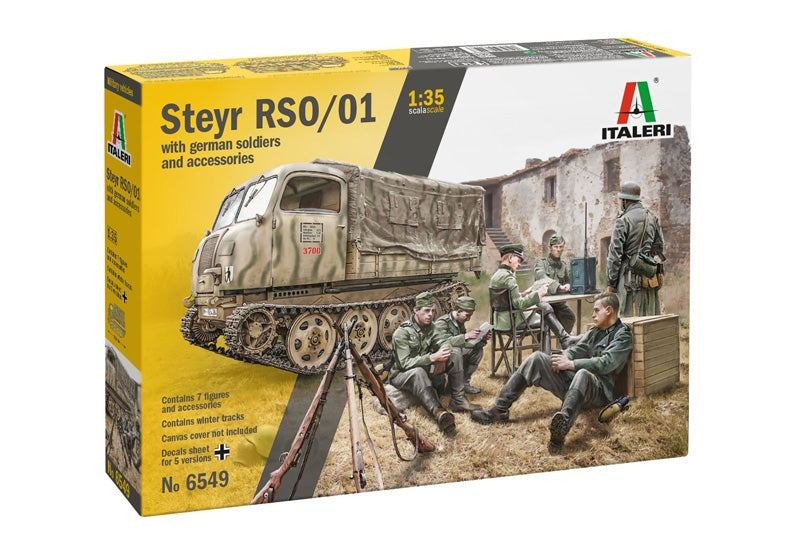 Italeri 6549 STEYR RSO/01 with GERMAN SOLDIERS 1/35 – immagine 2