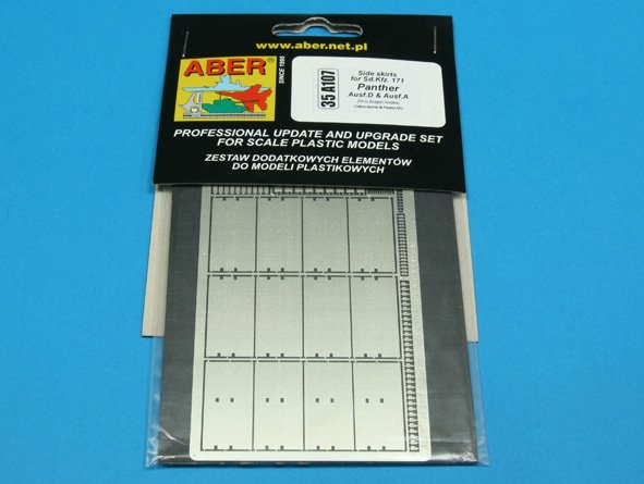 Aber 35A107 Side skirts for german tanks Sd. Kfz. 171 Panther Ausf. D and Ausf. A. 1/35 – Bild 3