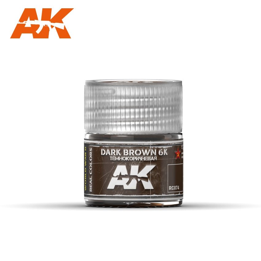 AK Interactive RC074 MARRON FONCÉ 6K 10 ml