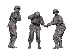 Glowel Miniatures 72008 WSS Howitzer Crew (3 Figures, 3D Printed) 1/72