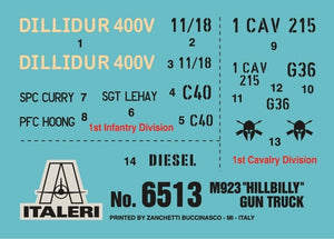 Italeri 6513 M923 Hillbilly Gun Truck 1/35 – immagine 3