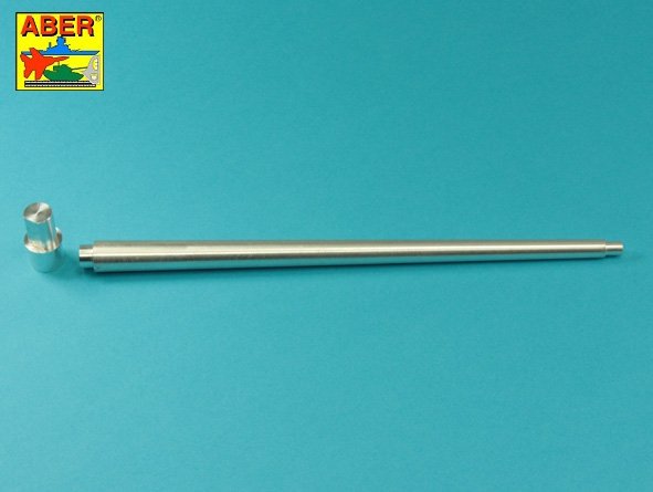 Aber 16L-13 Lufa 88mm KwK 43/3 L/71 (jednoczęściowa) do King Tiger z wieżą Porsche bez hamulca wylotowego / 88 mm KwK 43/3 L/71 (one part) barrel for King Tiger Porsche-Turret without muzzle brake 1/16