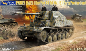 Gecko Models 16GM0010 PANZER JAGER II fur Pak 40 Sd.Kfz. 131 (Early Production) 1/16
