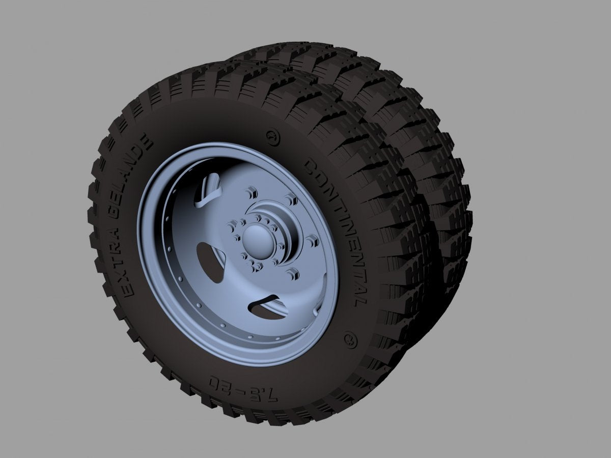 Panzer Art RE35-374 Opel Blitz road wheels early (gelande pattern) 1/35 – immagine 2