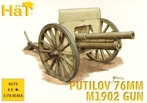 Hat 8173 WWI Putilov 76 mm 1/72