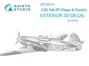 Quinta Studio QP32014 Volets et panneaux Yak-9T (ICM) 1/32
