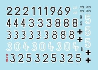 Star Decals 35-C1023 SS-Panthers # 3 1/35 – imagen 2