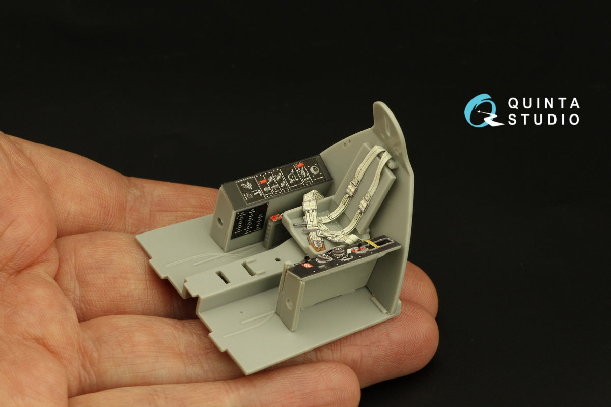 Quinta Studio QD32184 F8F-2 Bearcat 3D-Printed coloured Interior on decal paper (Trumpeter) 1/32 – immagine 8