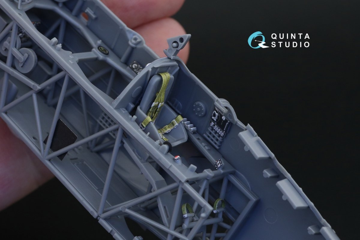 Quinta Studio QD48255 Swordfish Mk.I 3D-Printed &amp;amp; coloured Interior on decal paper ( Tamiya ) 1/48 – immagine 7