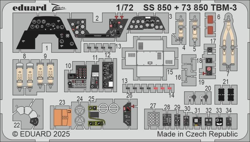 Eduard BIG72186 TBM-3 HOBBY BOSS 1/72