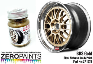Zero Paints ZP-1575 BBS Wheel Gold Paint 30ml