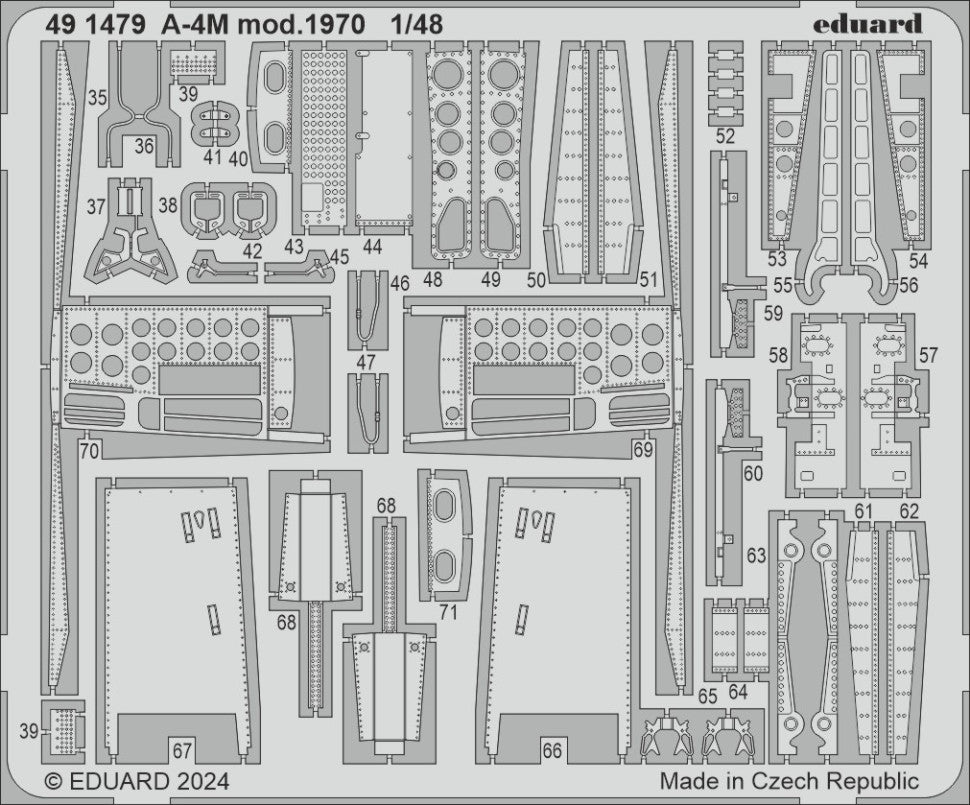 Eduard BIG49434 A-4M Mod. 1970 detail set for Magic Factory 1/48 – zdjęcie 4