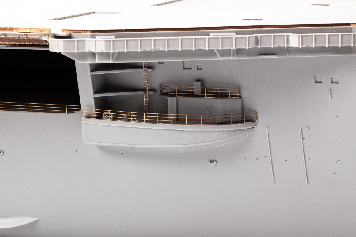 Eduard 53283 USS Constellation CV-64 part 3 - railings &amp;amp; safety nets TRUMPETER 1/350 – immagine 4