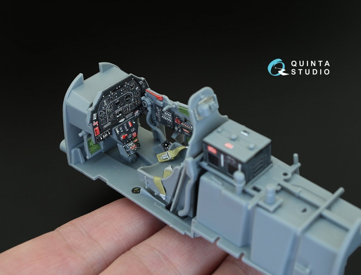Quinta Studio QD32005 P-51D (Early) 3D-Printed &amp;amp; coloured Interior on decal paper (for Tamiya kit) 1/32 – immagine 6