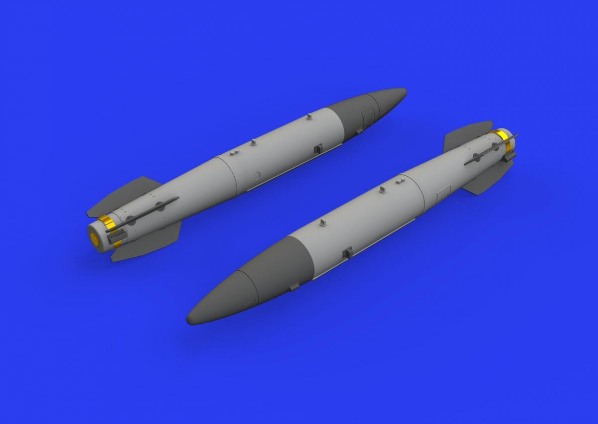 Eduard 648460 B43-1 Nuclear Weapon w/ SC43-3/ -6 tail assembly 1/48 – Bild 3