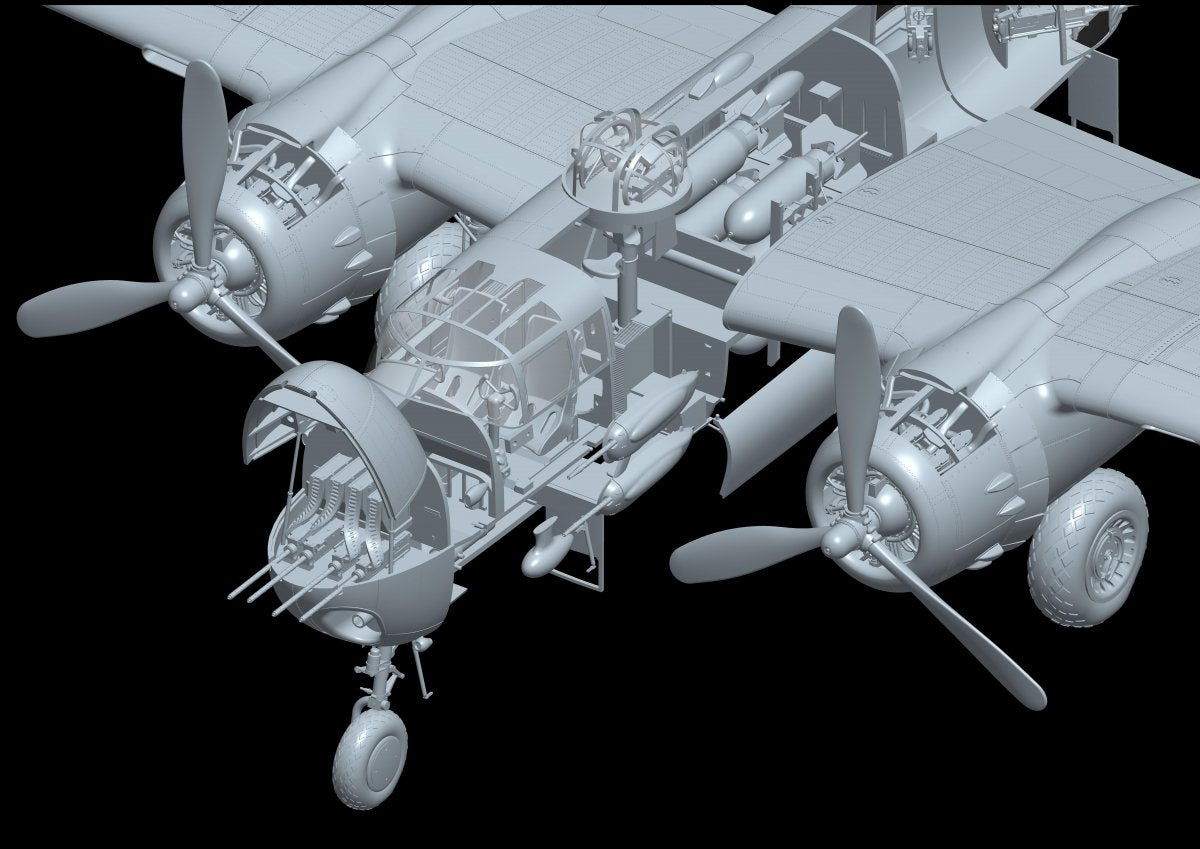 HK Models 01E037 B-25H Mitchell Gunships over CBI 1/32 – immagine 7