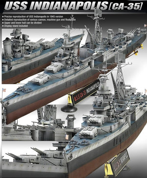 Academy 14107 USS INDIANAPOLIS 1/350 – imagen 2
