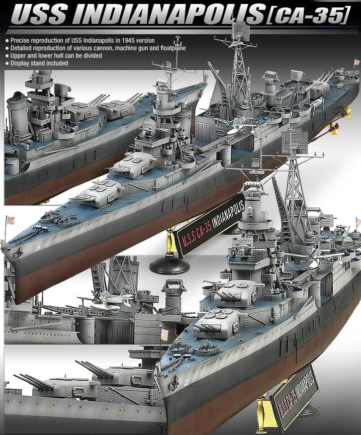 Academy 14107 USS INDIANAPOLIS 1/350 – imagen 2