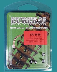 Câble de remorquage Eureka XXL ER-3559 pour rouleaux de déminage soviétiques KMT-5M/-7/-9, échelle 1/35