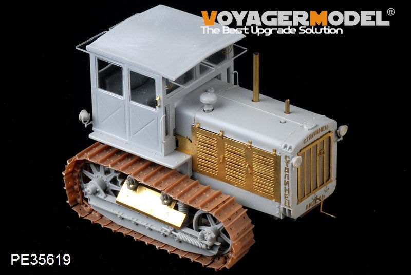 Voyager Model PE35619 WWII Soviet ChTZ S-65 Tractor w/Cab For TRUMPETER 05539 1/35 – immagine 8