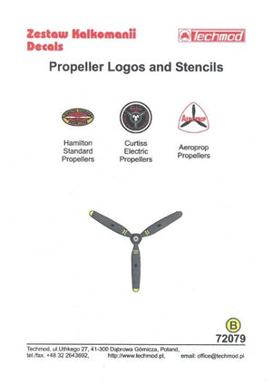 Techmod 72079 Propeller Stencils 1/72 – image 2