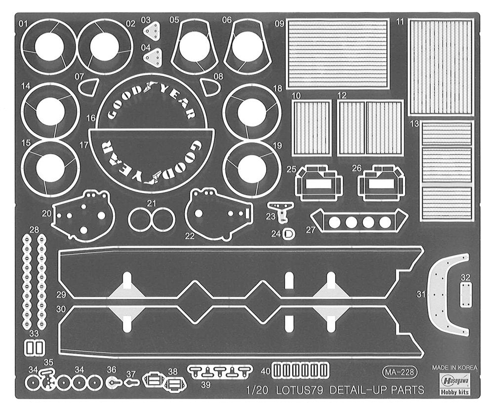 Hasegawa SP498 Lotus 79 “1978 German GP detail up version” 1/20 – image 6