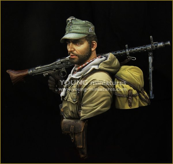 Young Miniatures YM1860 SS GEBIRGSJAGER WWII 1/10 – zdjęcie 3