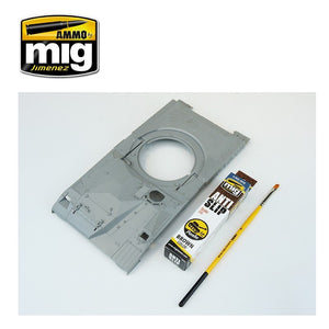 Ammo of Mig 2035 ANTI-SLIP PASTE - BROWN COLOR FOR 1/35 – immagine 3