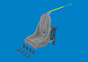 Eduard 624007 Spitfire Mk. VIII/ Mk. IX seat PRINT AIRFIX 1/24 – zdjęcie 2