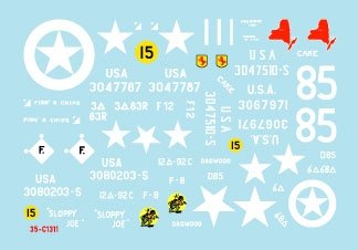 Star Decals 35-C1311 US Armored Mix # 4 1/35 – Bild 2