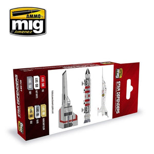 AMMO of Mig Jimenez 7130 STAR DEFENDERS SCI-FI COLORS 6x17ml – immagine 2
