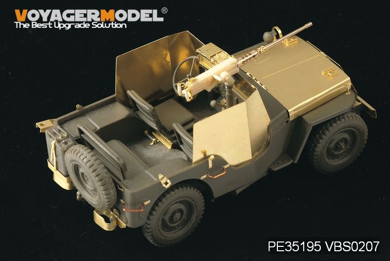 Voyager Model PE35195 WWII U.S. Jeep Willys MB w/Add Amour for TAMIYA 35219 1/35 – imagen 3