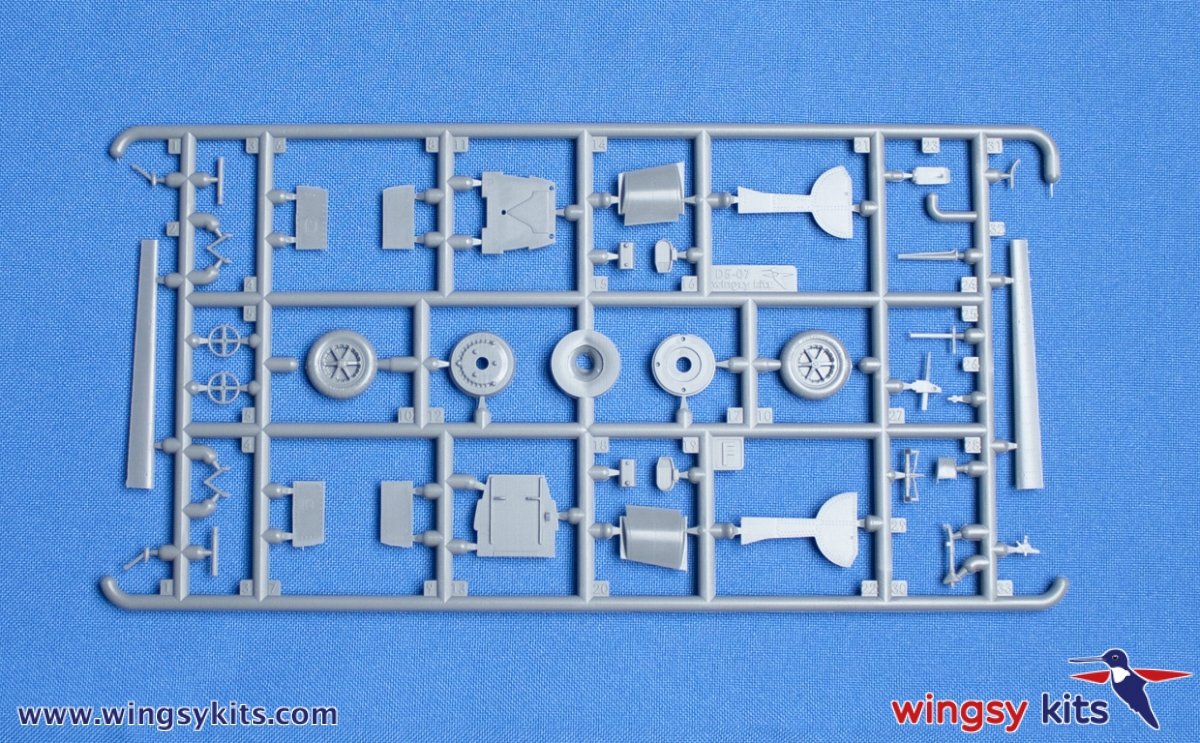 Wingsy Kits D5-08 German WWII Fighter MESSERSCHMITT Bf 109 E-3 1/48 – zdjęcie 7